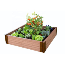 Decorative Modern Customized design WPC Outdoor Garden Patio Vegetable or Flower Planter Box